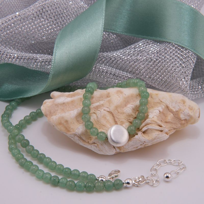 Aventurin Kette grün